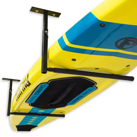 StoreYourBoard Hi-Port 2 | SUP & Surfboard Adjustable Ceiling Storage Rack | Single | Holds 75 lbs