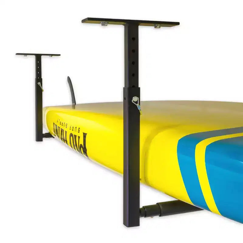 Support de rangement mural ajustable pour SUP et planche de surf, simple, capacité de 34 kg, acier thermolaqué