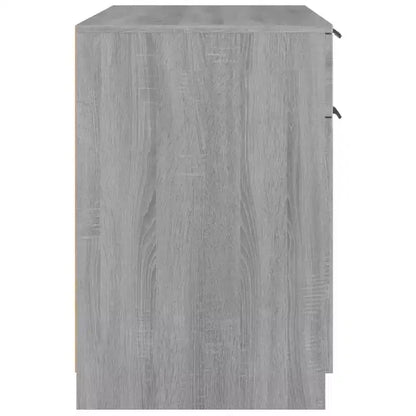 Bureau gris Sonoma en bois composite avec tiroir de rangement, 100 cm (L) x 50 cm (P) x 75 cm (H)