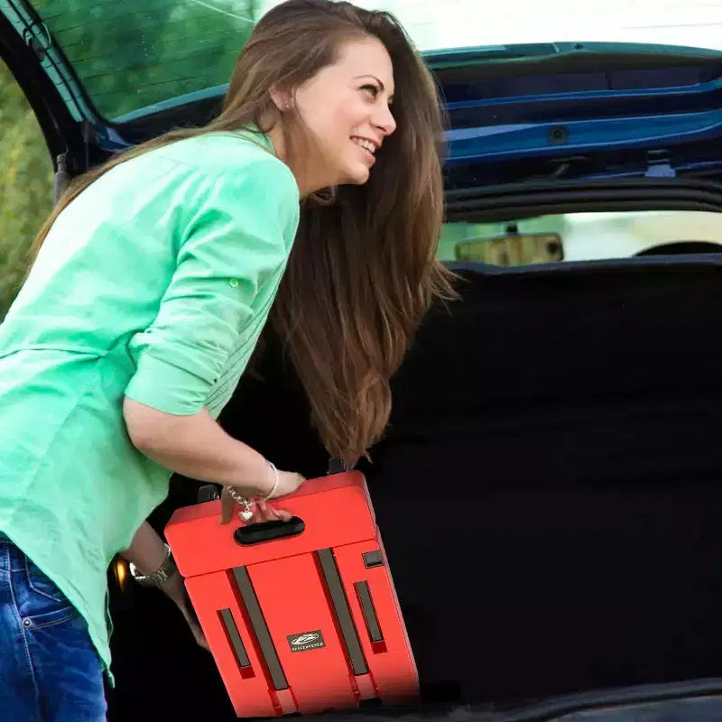 Chariot pliant, chariot à bagages robuste de 227 kg avec cordons élastiques, poignée réglable