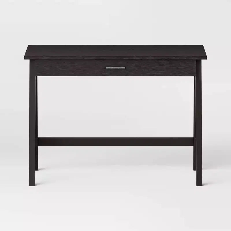 Bureau en bois avec tiroir, cadre en bois dur, 42"L x 20"P x 30"H, supporte 75 lb