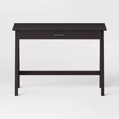 Bureau en bois avec tiroir, cadre en bois dur, 42"L x 20"P x 30"H, supporte 75 lb