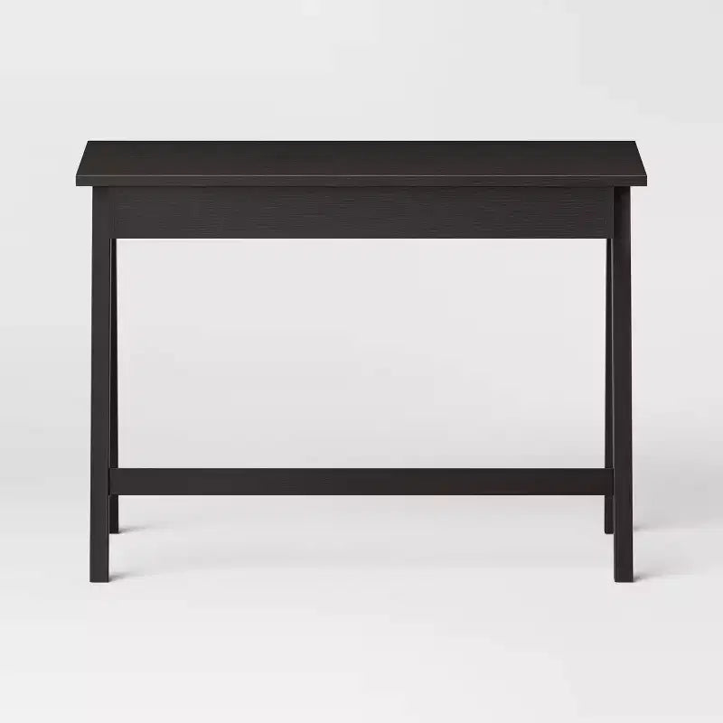 Bureau en bois avec tiroir, cadre en bois dur, 42"L x 20"P x 30"H, supporte 75 lb