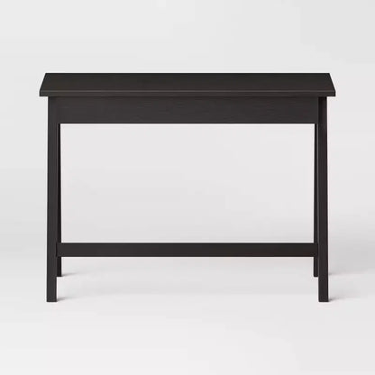 Bureau en bois avec tiroir, cadre en bois dur, 42"L x 20"P x 30"H, supporte 75 lb