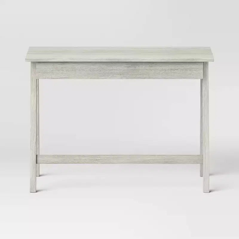 Bureau en bois avec tiroir, cadre en bois dur, 42"L x 20"P x 30"H, supporte 75 lb