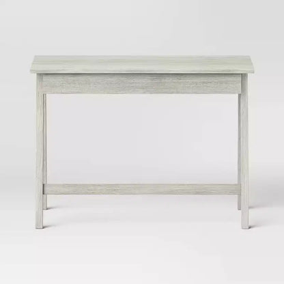Bureau en bois avec tiroir, cadre en bois dur, 42"L x 20"P x 30"H, supporte 75 lb